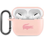 Lacoste Liquid Silicone Glossy Printing Logo Cover für Apple Airpods Pro Pink - Kopfhörer-Hülle
