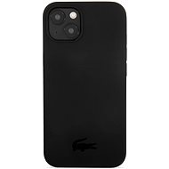 Lacoste Liquid Silicone Glossy Printing Logo Cover für Apple iPhone 13 Black - Handyhülle
