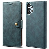Lenuo Leather Flip-Hülle für Samsung Galaxy A13, blau - Handyhülle