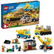 LEGO® City 60391 Baufahrzeuge und Kran mit Abrissbirne - LEGO-Bausatz
