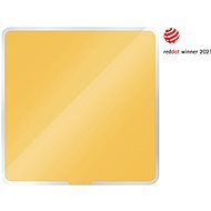 Leitz Cosy Whiteboard aus Glas 45 cm x 45 cm - gelb - Magnettafel
