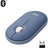 Logitech Pebble M350 Wireless Mouse - blueberry - Maus
