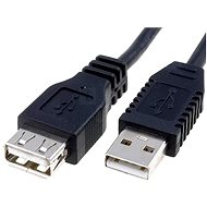 Datenkabel OEM USB 2.0 Verlängerung AA schwarz, 0,3 m