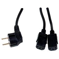 Doppel 230 V Stromkabel für den PC - Stromkabel