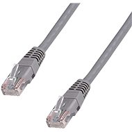 LAN-Kabel Datacom Netzwerkkabel CAT5E UTP grau 10 m - Síťový kabel