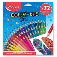 Maped Color' Peps dreieckig 72 Farben - Buntstifte