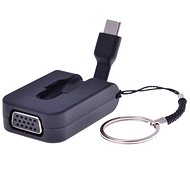 PremiumCord Adapter USB-C-Stecker auf VGA-Buchse - Plug-in-Kabel und Schlüsselanhänger