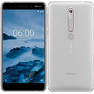 Nokia 6.1 Silver White Dual SIM - Handy