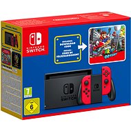 Spielekonsole Nintendo Switch(red) + Super Mario Odyssey + The Super Mario Bros. Movie Aufkleber