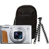 Canon PowerShot SX740 HS Silber Travel-Kit - Digitalkamera