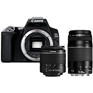 Canon EOS 250D schwarz + EF-S 18-55 mm f/3,5-5,6 DC III + EF 75-300 mm f/4-5.6 III - Digitalkamera