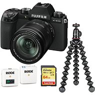 Fujifilm X-S10 + XF 18-55 mm schwarz - Vlogger Kit 2 - Digitalkamera
