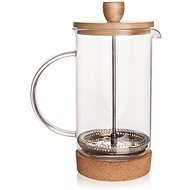 Kaffeebereiter CORK aus Glas/Edelstahl/Bambus - 1 Liter - French press