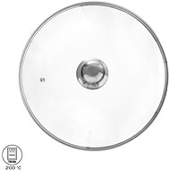 Glasdeckel mit Edelstahlgriff O 28 cm - Deckel