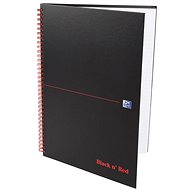OXFORD Black n' Red Notebook A4 - 70 Blatt - liniert - Notizbuch