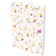 Oxford Floral Notizblock - A6 - 80 Blatt - liniert - weiß