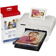 Canon SELPHY CP1300 - Weiß, mit Canon Fotopapier KP-36 - Sublimationsdrucker