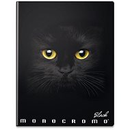 PIGNA Monocromo Black A4 genäht, liniert - Heft