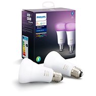 Philips Hue Weiß und Farbe Ambiente 9W E27 Set 2tlg - LED-Birne
