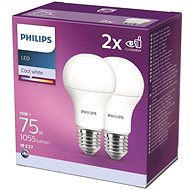 Philips LED 10-75 W, E27 4000 K, 2 Stk - LED-Birne
