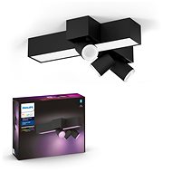 Philips Hue White and Color Ambiance Centris 3L Cross Ceiling Black 50608/30/P7 - Deckenleuchte