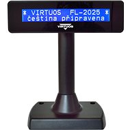 Virtuos LCD FL-2025MB 2x20 Schwarz - Kundendisplay