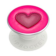 PopSockets PopGrip Gen.2 - Stitched Love Heart - Kunstleder - 3D Herz - Handyhalterung