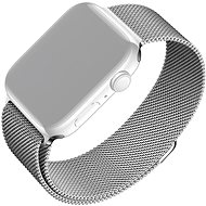 FIXED Mesh-Armband für Apple Watch 42/44/45mm silber