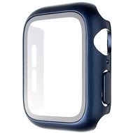 FIXED Pure+ mit gehärtetem Glas für Apple Watch 45mm blau - Uhrenetui