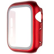 FIXED Pure+ mit gehärtetem Glas für Apple Watch 45mm rot - Uhrenetui