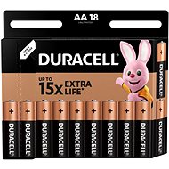 Duracell Basic Alkaline Batterie AA - 18 Stück - Einwegbatterie