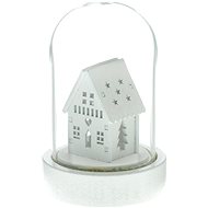 RETLUX RXL 319 Weihnachts-Glaskuppel Glasglocke Haus 1 LED - Weihnachtsbeleuchtung