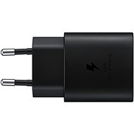 Samsung Ladegerät mit Unterstützung für schnelles Laden (25W) mit Kabel schwarz - Netzladegerät