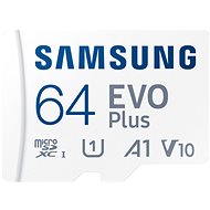 Speicherkarte Samsung MicroSDXC 64 GB EVO Plus + SD Adapter