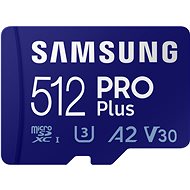 Samsung MicroSDXC 512GB PRO Plus + SD-Adapter - Speicherkarte