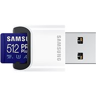 Samsung MicroSDXC 512 GB PRO Plus + USB Adapter - Speicherkarte