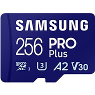 Samsung MicroSDXC 256 GB PRO Plus + SD-Adapter (2023) - Speicherkarte