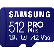 Samsung MicroSDXC 512 GB PRO Plus + SD-Adapter (2023) - Speicherkarte