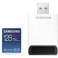 Samsung SDXC 128 GB PRO PLUS + USB-Adapter - Speicherkarte