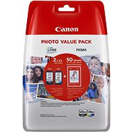 Canon PG-545XL + CL-546XL + Fotopapier GP-501 Multipack - Druckerpatrone