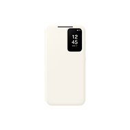 Samsung Galaxy S23 Flip Case Smart View - Creme - Handyhülle