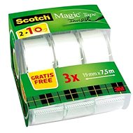Scotch Magic 19 mm x 7,5 m - beschriftbar - mit Einwegabroller - 3er-Pack - Klebeband