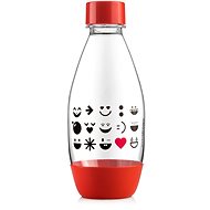 SODASTREAM Kinderflasche Smiley - 0,5 Liter - rot - Ersatzflasche