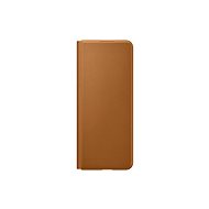 Samsung Leder Flip Case für Galaxy Z Fold3 hellbraun - Handyhülle