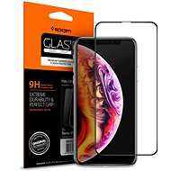Spigen Glass FC HD Black iPhone XS / X - Schutzglas