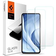 Schutzglas Spigen Glas tR Slim 2er Pack für Xiaomi Mi 11 Lite/Xiaomi Mi 11 Lite 5G