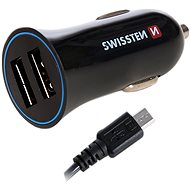 Swissten Adapter 2,4 A + Micro-USB-Kabel - 1,5 m - Auto-Ladegerät