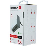 Netzladegerät Swissten Netzadapter SMART IC 2 x USB 3A - weiß