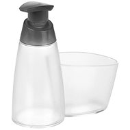 TESCOMA Spülmittelspender CLEAN KIT 350 ml, mit Platz für Schwamm - Seifenspender