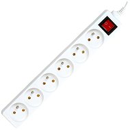 PremiumCord Verlängerungskabel 10 Meter 230V 6 Schubladen + Schalter - Verlängerungskabel